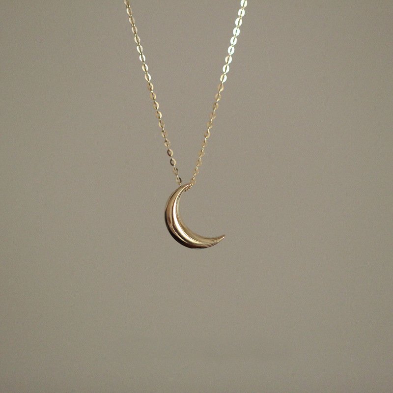 Ellie's Signature Crescent Charm Necklace - elliesage