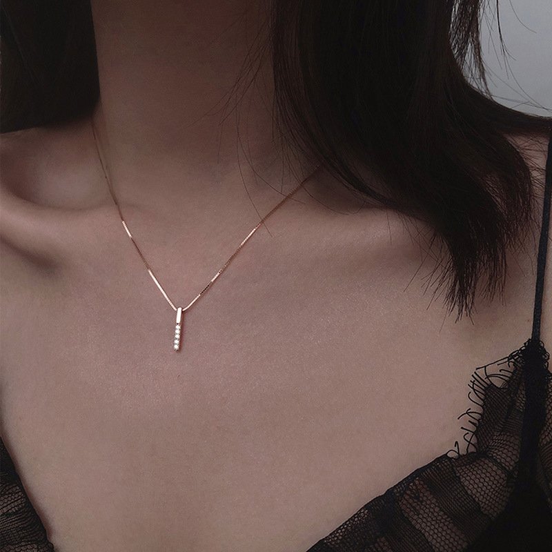 Ellie's Signature Radiance Bar Necklace - elliesage