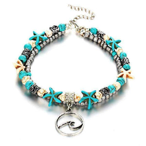 Ocean Essence Double Layer Anklet Anklet Ellie Sage 