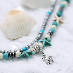 Ocean Essence Double Layer Anklet Anklet Ellie Sage 